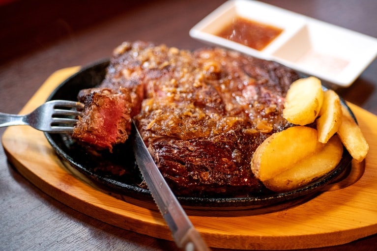 US“ロック”ステーキ