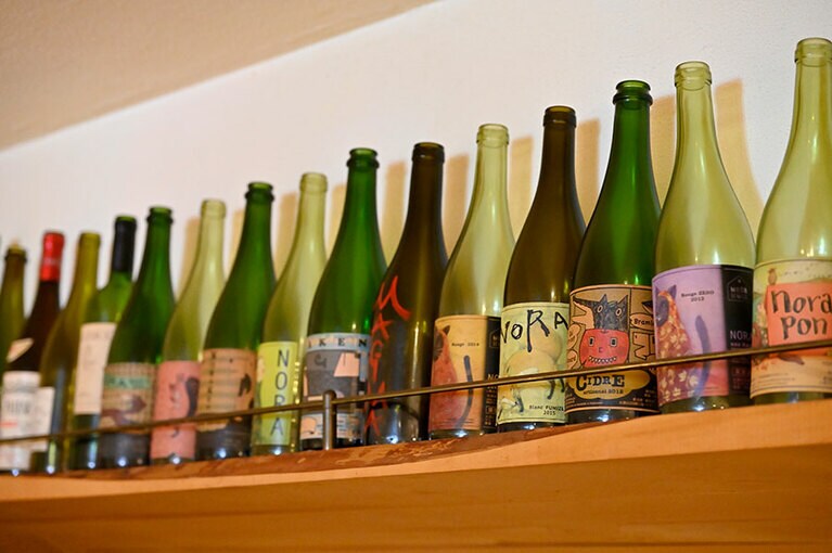 「農楽蔵」のワインには出合えるも八卦。コース 5,500円～。