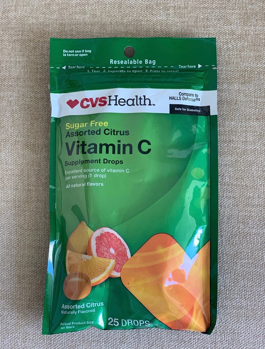 CVS Health ビタミンCサプリメントドロップ 1.99ドル