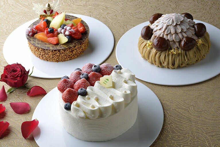 「ホテル椿山荘東京」のクリスマスケーキ。