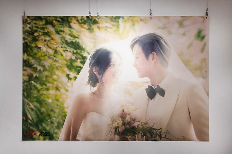 ポスター展示の様子。