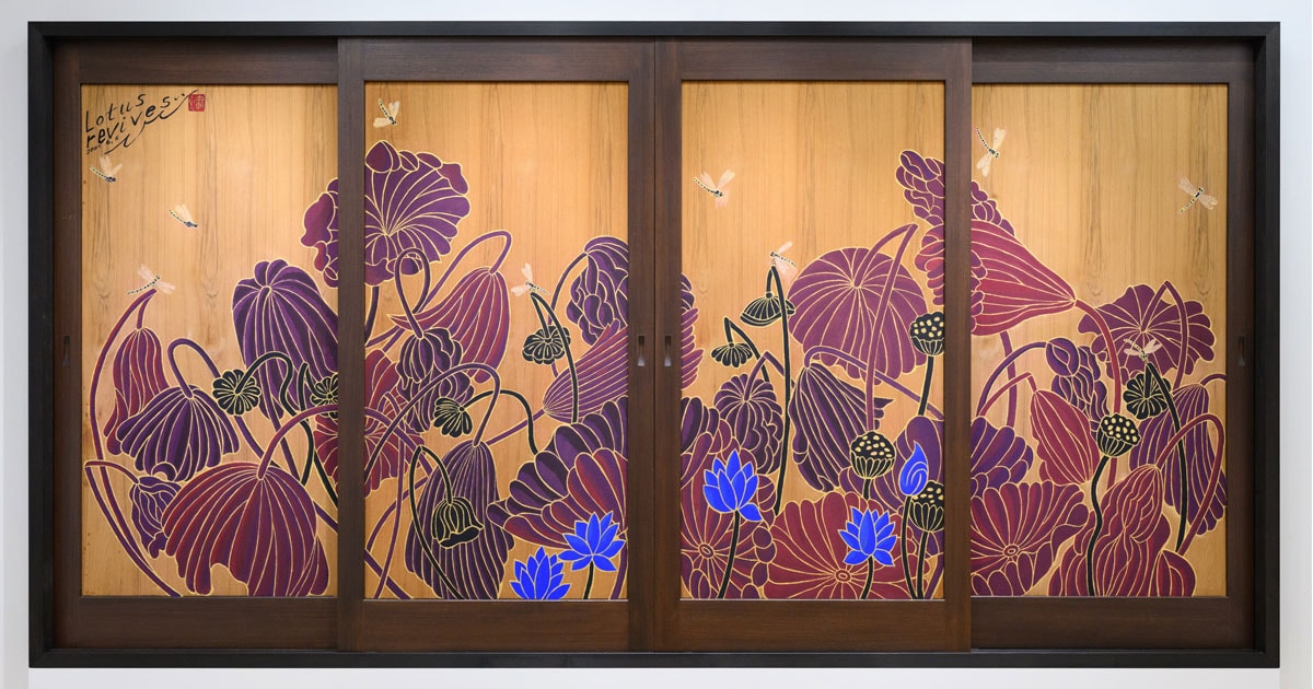 ロックな壁画絵師・木村英輝 銀座のポーラミュージアムで個展開催 樹木