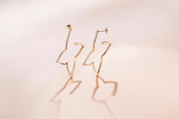 イヤリング（PG×ダイヤモンド）1,705,000円／ルイ・ヴィトン（ルイ・ヴィトン クライアントサービス）