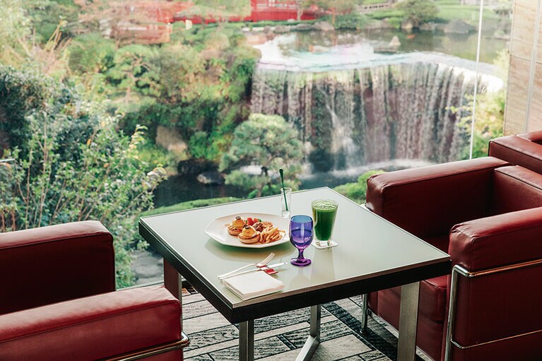 ホテルニューオータニ ガーデンタワー ロビィ階「ガーデンラウンジ」。