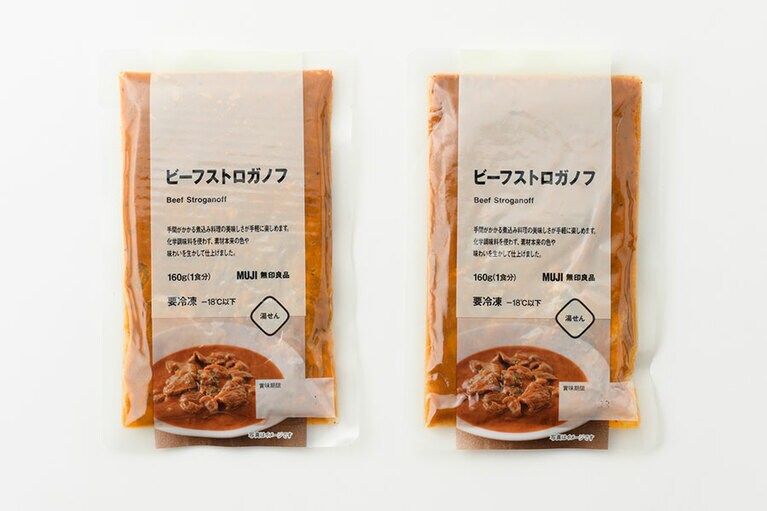 ビーフストロガノフ 362円(160g)。