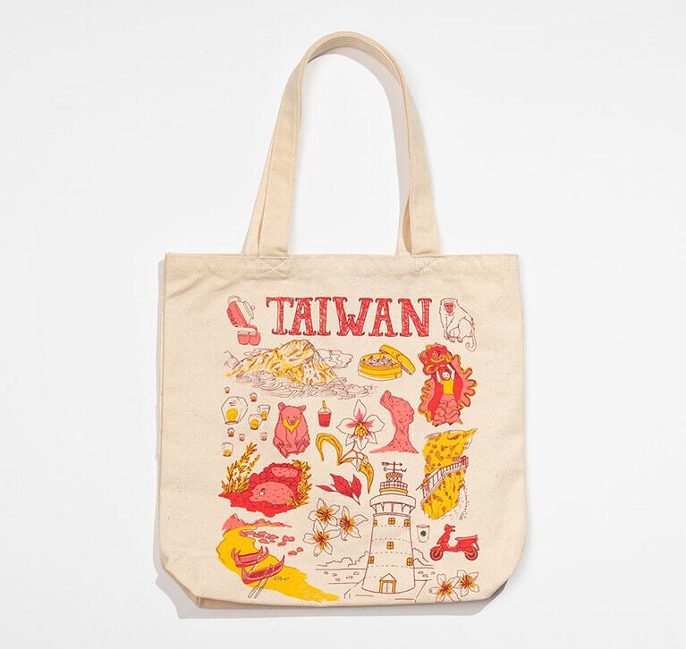 Beenthere台灣提袋 500元。松江錦州店で購入。