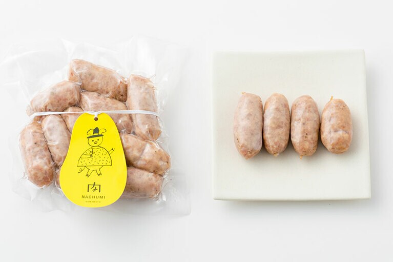 完全無添加 なちゅみ ソーセージ ショート 130g 450円／前川商事