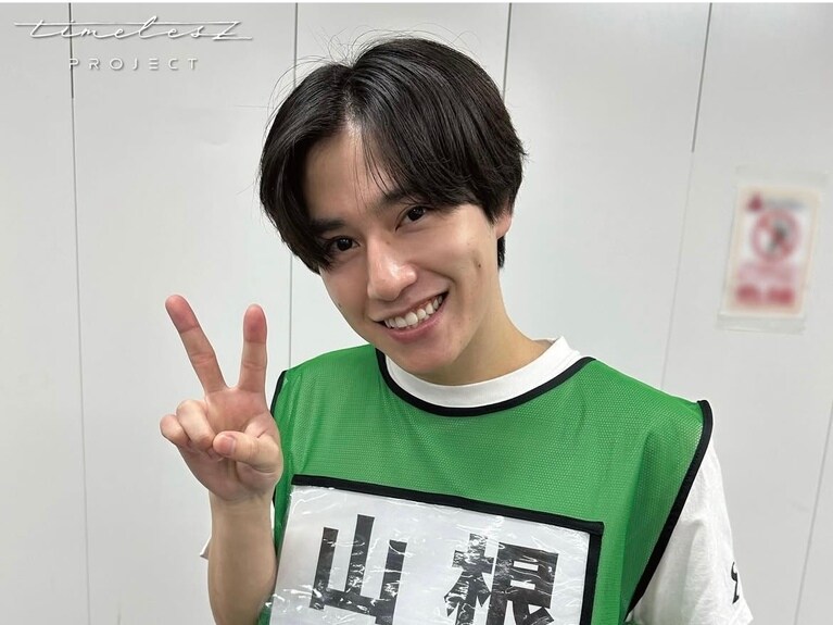 山根くん。「timelesz project」公式Instagramより。
