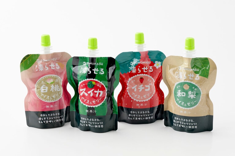 【佐賀県】果実アイス＆ゼリー オープン価格（130g）／友桝飲料