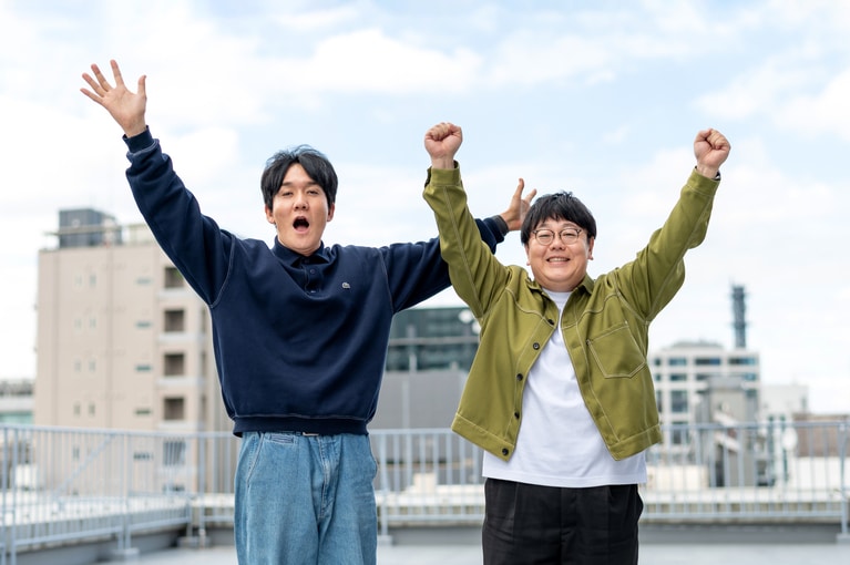 タイムマシーン3号のおふたり。