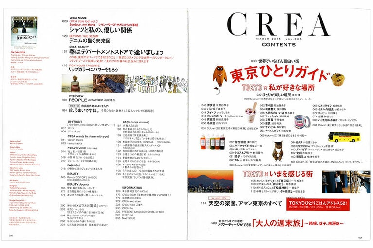 2015年6月号目次。