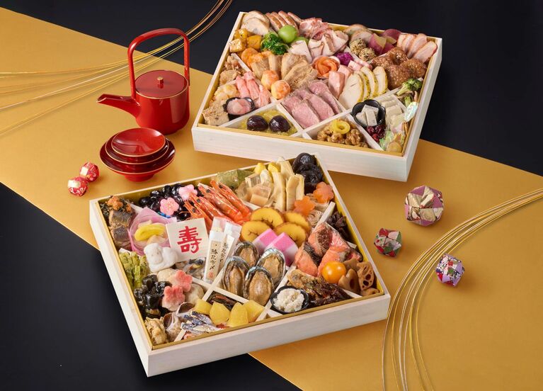 あと、5枚…「おせち」も人気だ。写真は2025年に販売したもの（写真提供＝ジャパネットホールディングス）