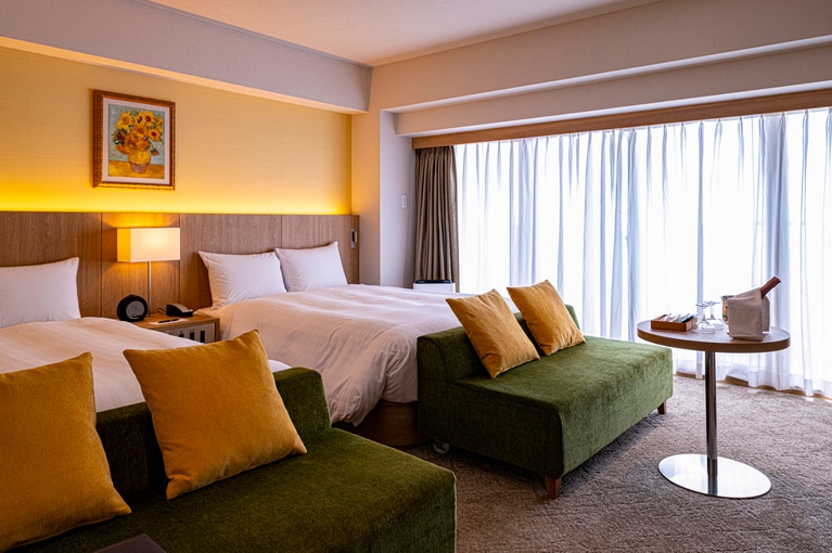 大塚国際美術館とのコラボによって昨年夏に生まれた、ゴッホのヒマワリルーム。