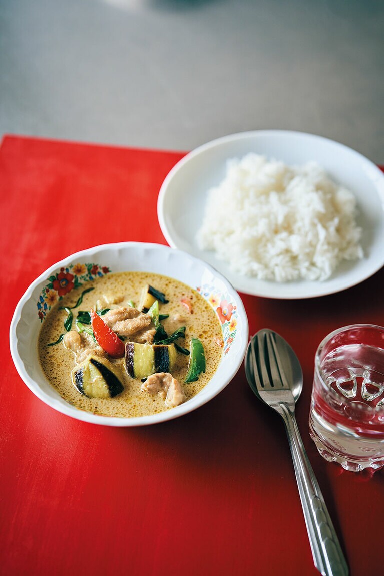チキングリーンカレー。