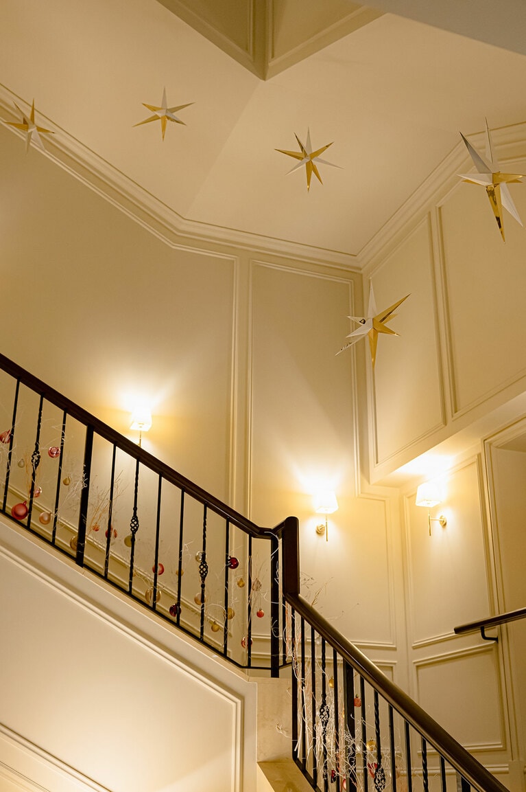 東京ステーションホテルのクリスマスツリー。