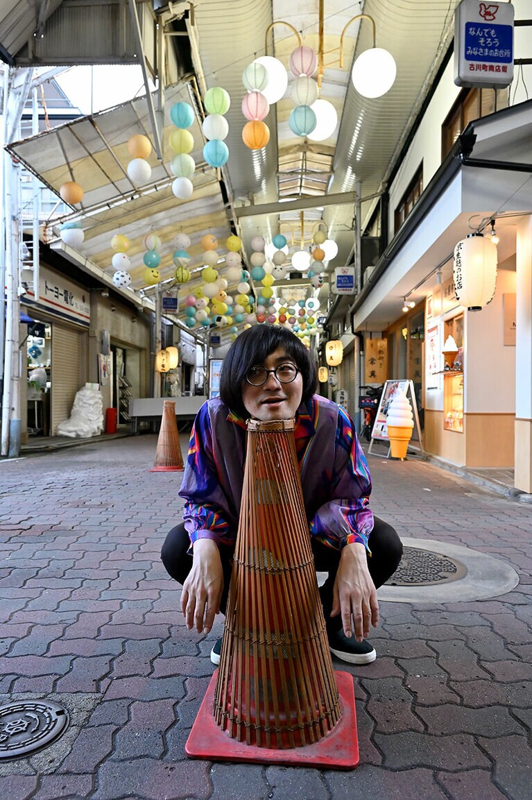 松原タニシ氏。