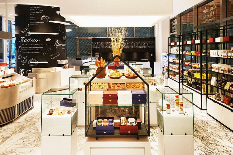 「ザ マンダリン オリエンタル グルメ ショップ」店内の様子。