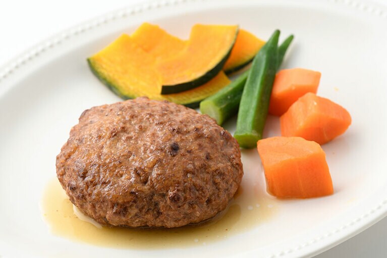 缶バーグ 和風ソース味。