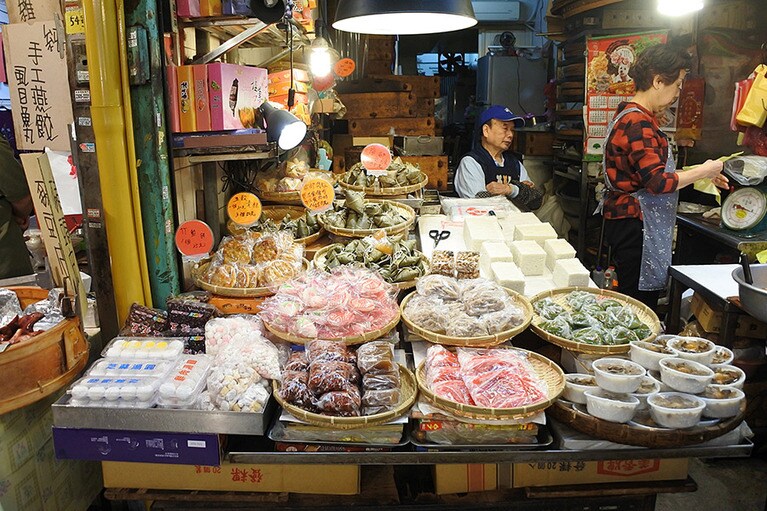 「紅龜伯」の店頭。