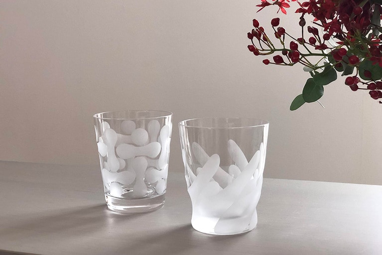 蒲田切子の東京ウォーターグラス Photo/Dzegede Makoto