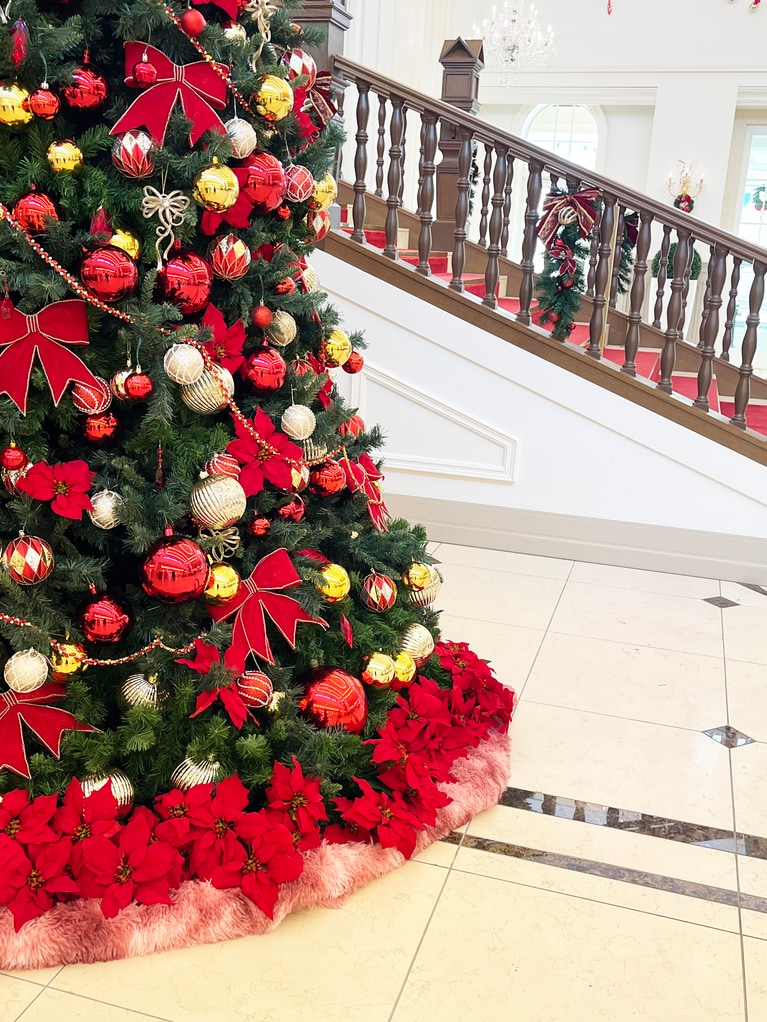 宝塚ホテルのクリスマスツリー。