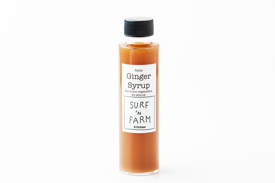 Ginger Syrup 150ml 1,500円／SURF'N FARM kitchen