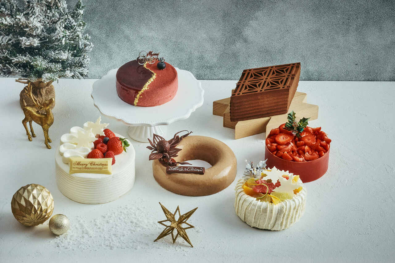 洗練されたケーキたち。