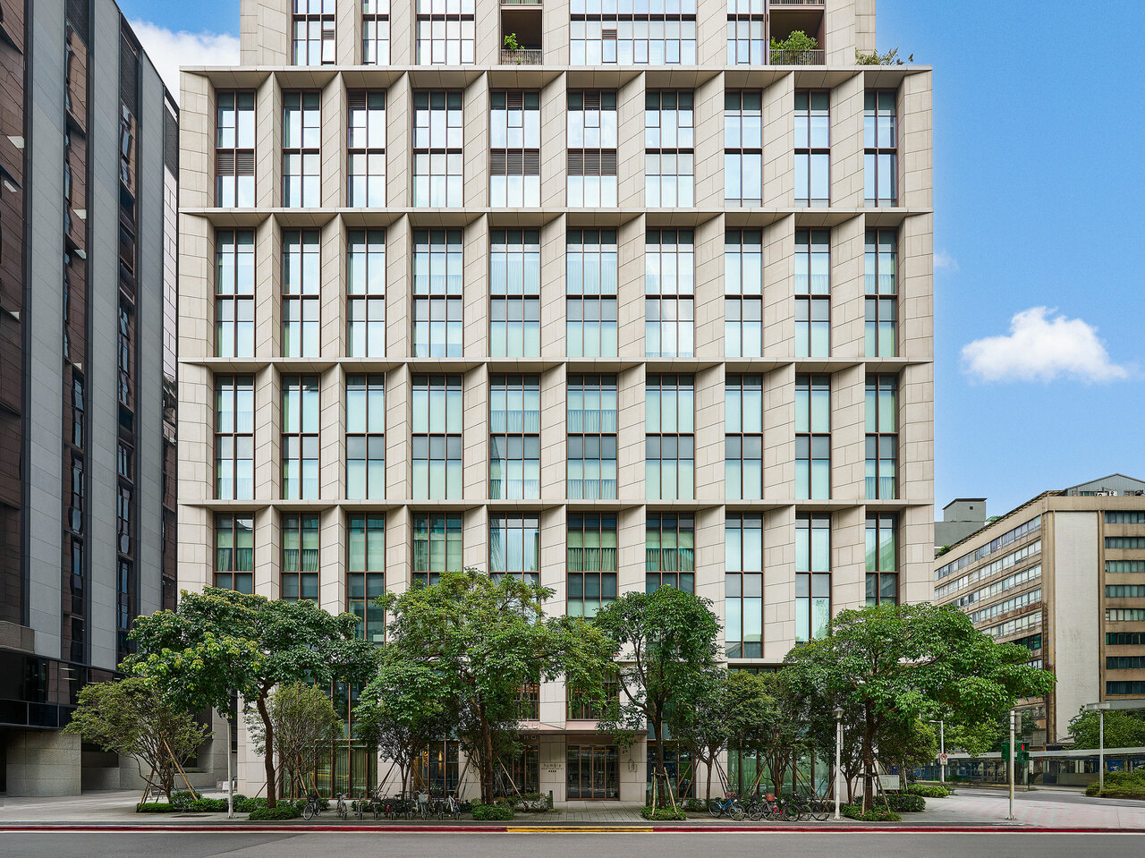 レジデンス一体型のホテル。まるで台湾に暮らしているかのような感覚で滞在できます。