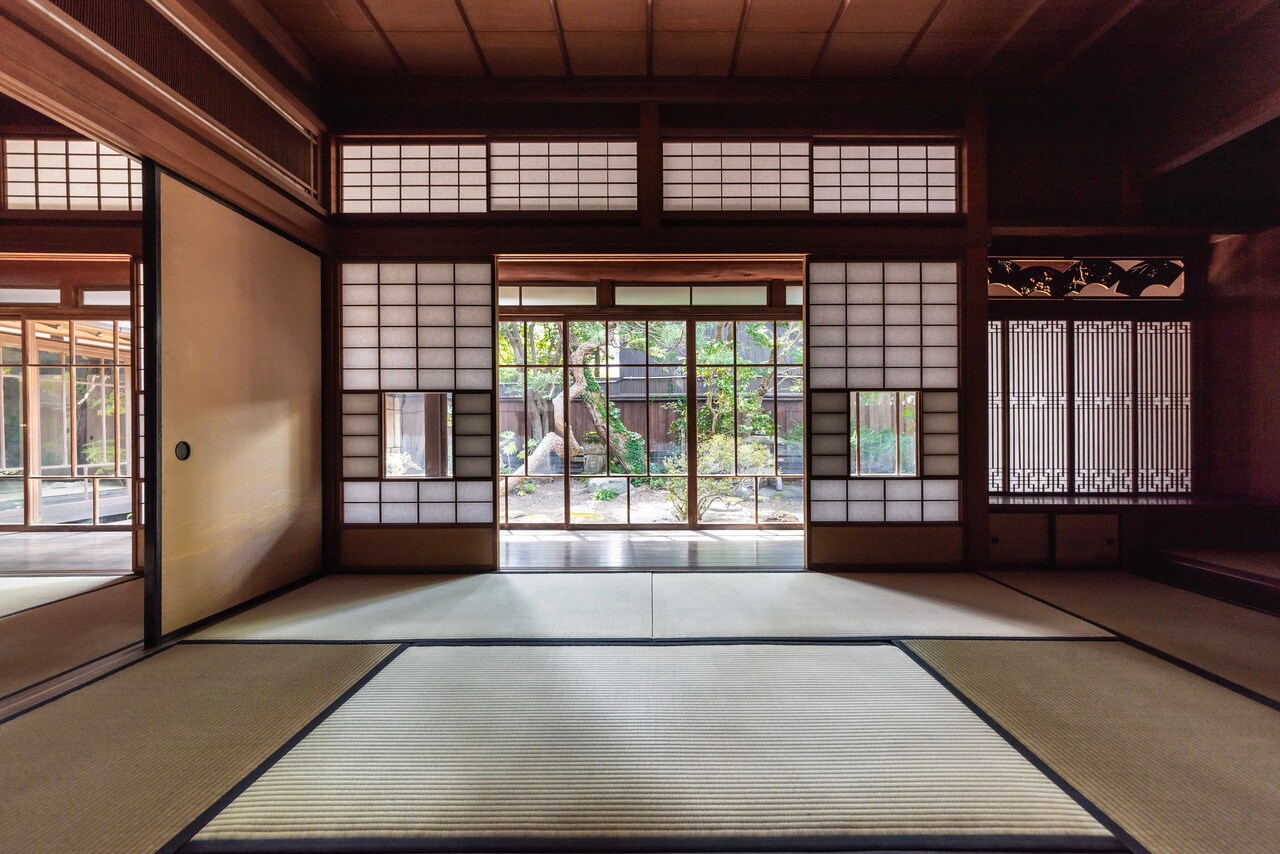 馬場家（旧馬場家住宅）のシンザシキ（新座敷）。