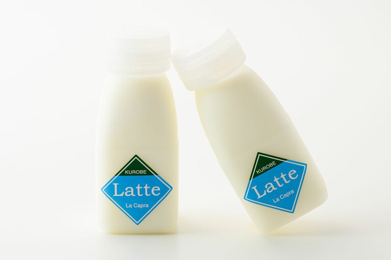 【富山県】ラッテ ラ・カプラ 各378円（150mL）。※販売は～11月中旬まで／ヤギチーズ専門店Y＆Co.