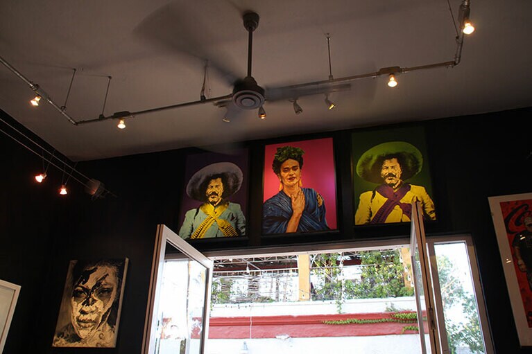 エンリケさんのお気に入りは中央のフリーダ・カーロ。