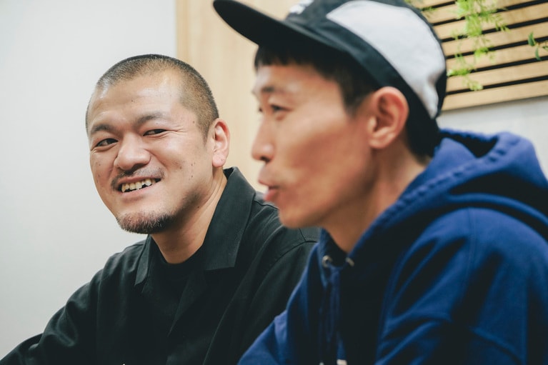 カミナリのおふたり。