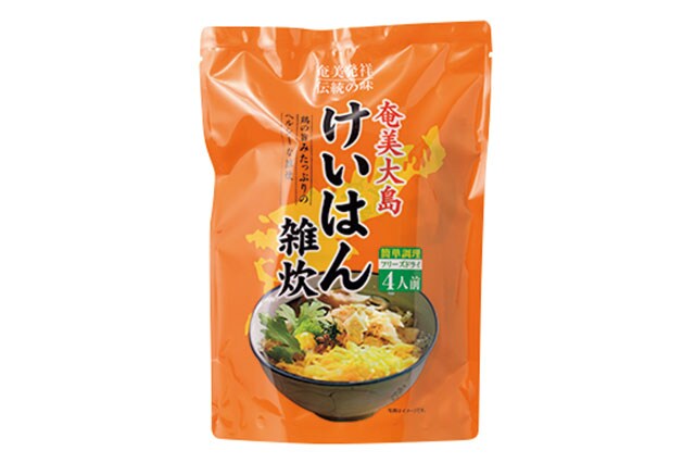 奄美大島けいはん雑炊  34g×4個 940円／ヤマア