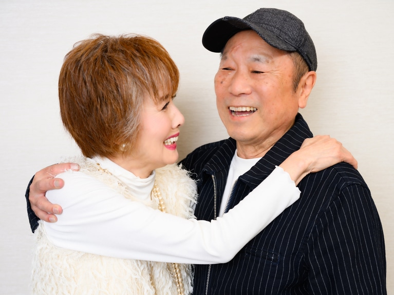小柳ルミ子さんと近田春夫さん。