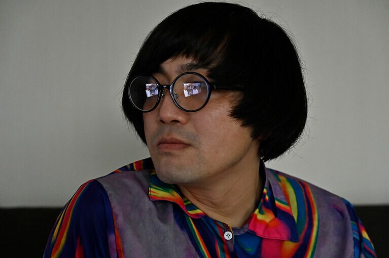 松原タニシ氏。