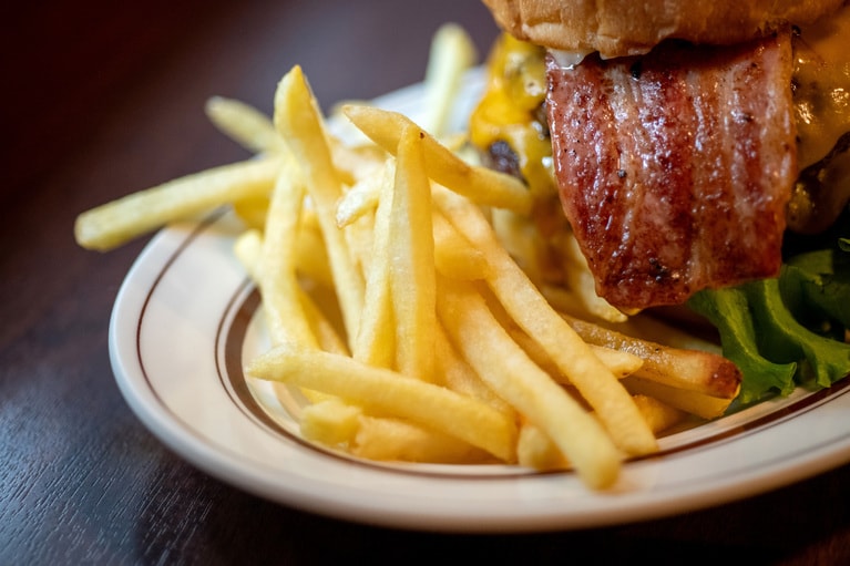 フライドポテトも美味！