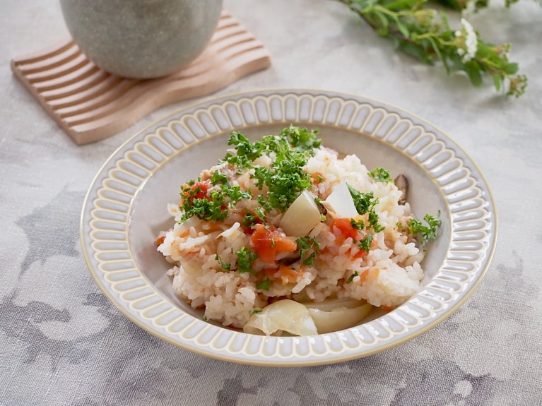 具材を切ってあとは炊飯器にお任せでもOK！