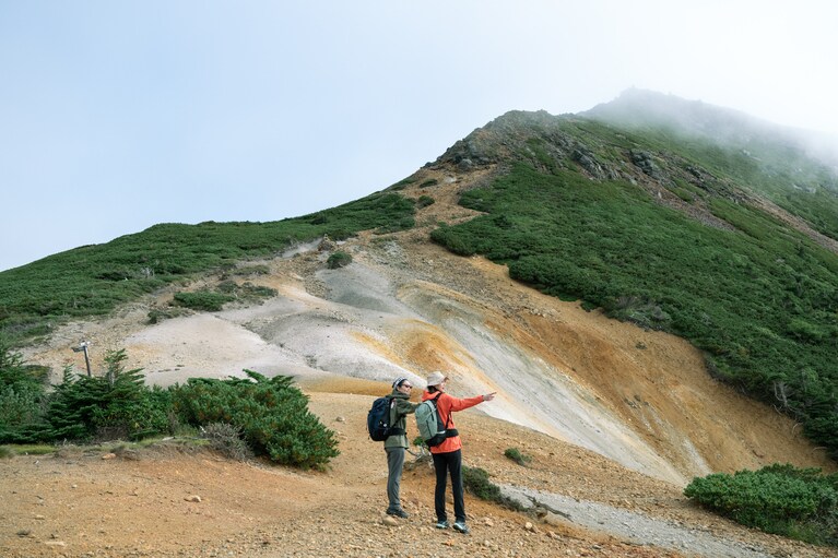 長野県・硫黄岳の旅＜硫黄岳のピークへ＞