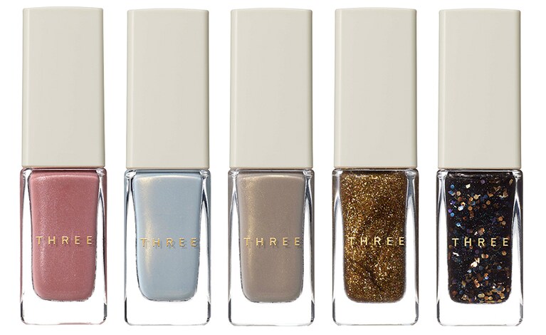 ネイルポリッシュ 各1,980円。左から：X61、X62、X63、X64、X65。10月25日（水）数量限定発売。