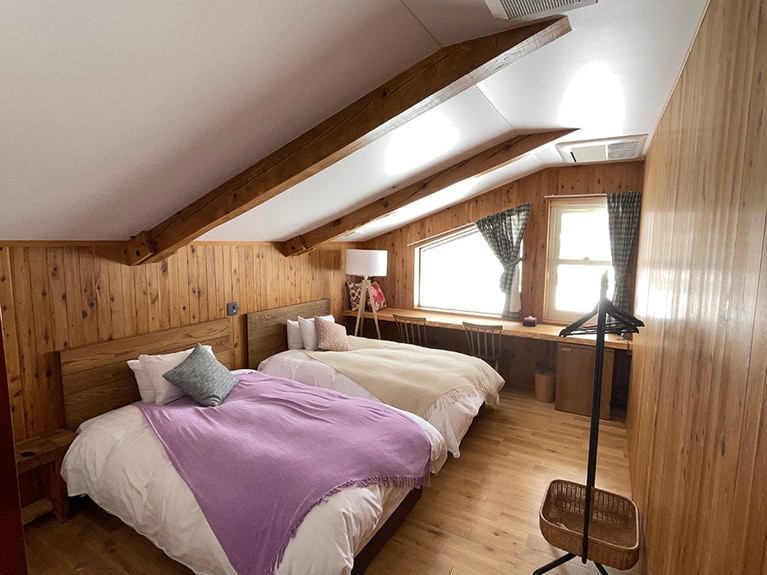 沼尻高原ロッジ［福島／猪苗代沼尻温泉］客室 ヒラリー卿の部屋。