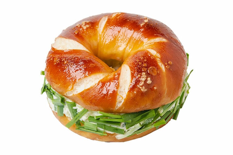 スプリング オニオン W8,500／LONDON BAGEL MUSEUM 島山店(ロンドンベーグルミュージアムトサンジョム／런던베이글뮤지엄 도산점)