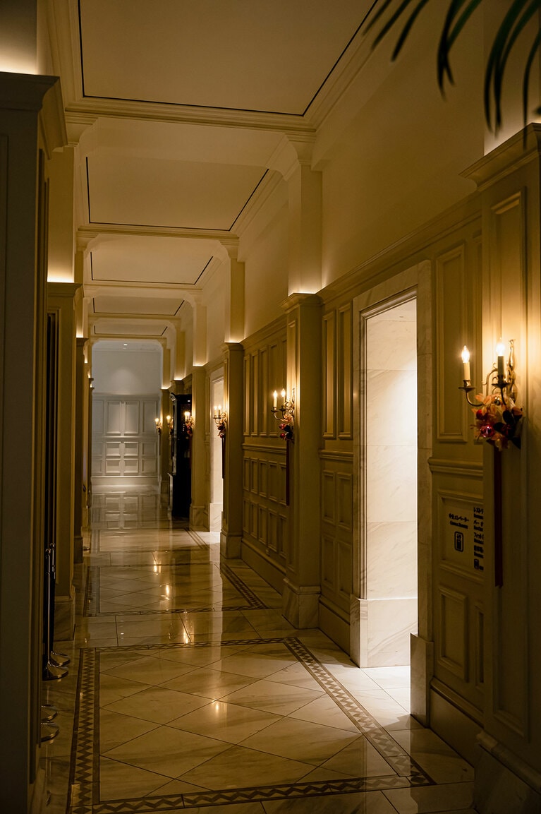 東京ステーションホテルのクリスマスツリー。