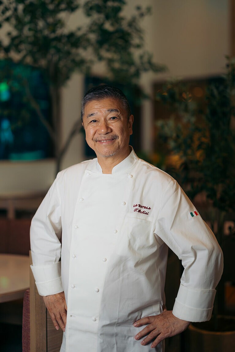 「ラ・ベットラ」のシェフ、落合 務氏。