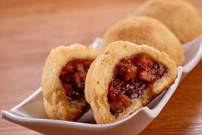 世界中にファンを持つ代表メニュー“ベイクド チャーシューバオ”。