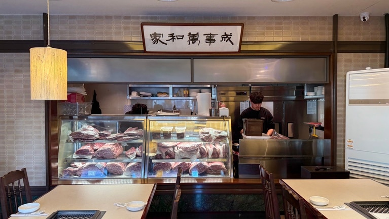 肉への自信を感じる。