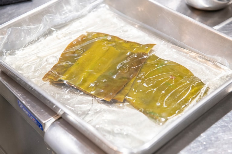 「奥井海生堂」の蔵囲2年昆布がコラボディナーではどんな一皿になるのか……乞うご期待！