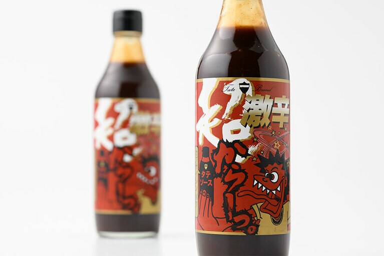 タテソース超・激辛　410円(360ml)。