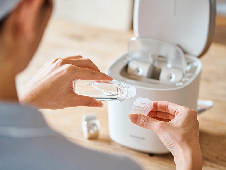 専用の化粧水ではなく、いつも使っているものを利用できる。