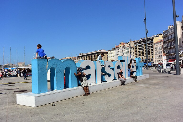 ザ・記念撮影スポット。子供たちにとってはジャングルジムのような存在⁉