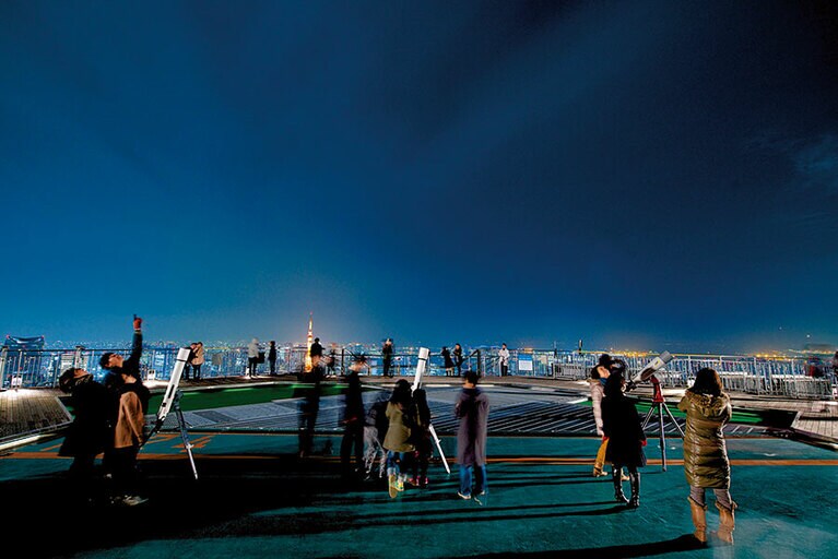 ＠六本木ヒルズ展望台 東京シティビュー 屋上スカイデッキ (地上 約238m)